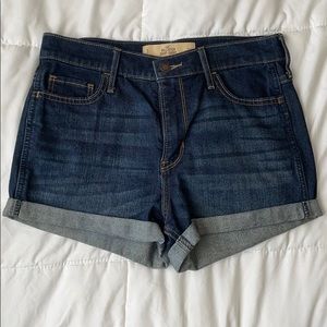 high waisted denim shorts